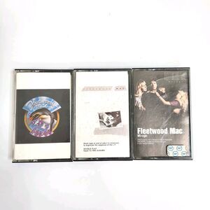 Fleetwood Mac Vintage Cassette Lot of 3 Penguin Tusk Mirage Tested Works